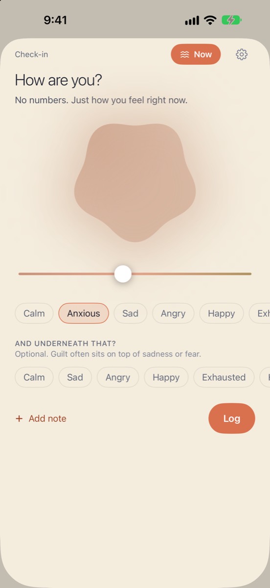 Anchor screenshot: Check-in without numbers