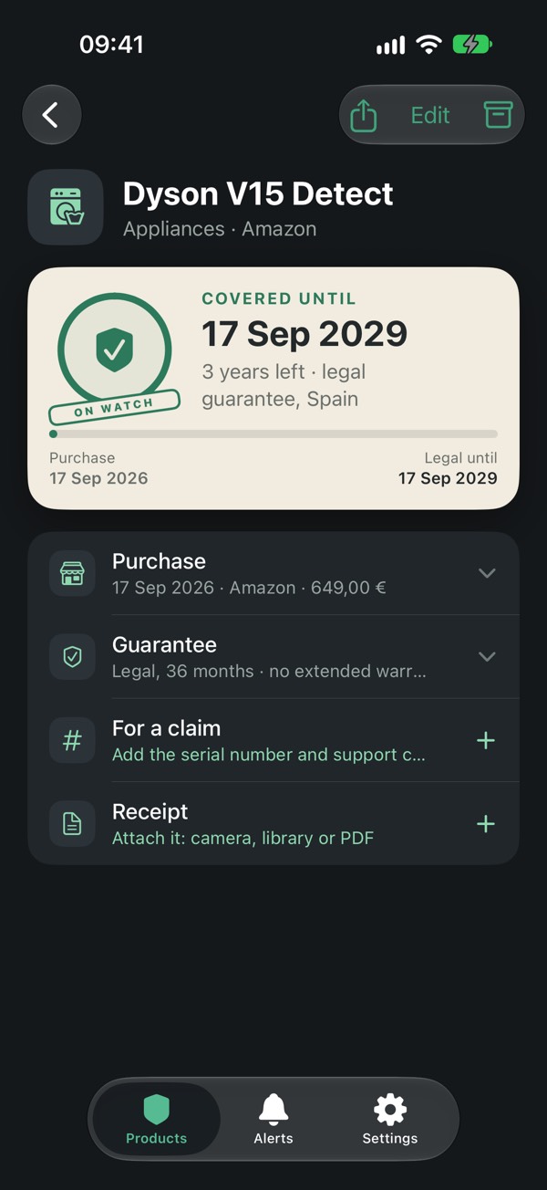 Kover screenshot: The seal stays alive: covered until, on paper